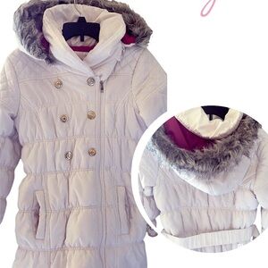 URBAN REPUBLIC WINTER WHITE JACKET COAT SIZE SMALL